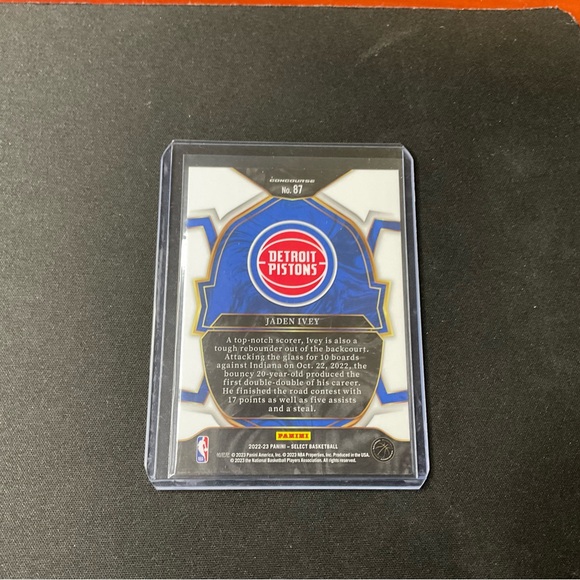 Jaden Ivey Concourse RC Select Basketball #87 - Picture 2 of 2